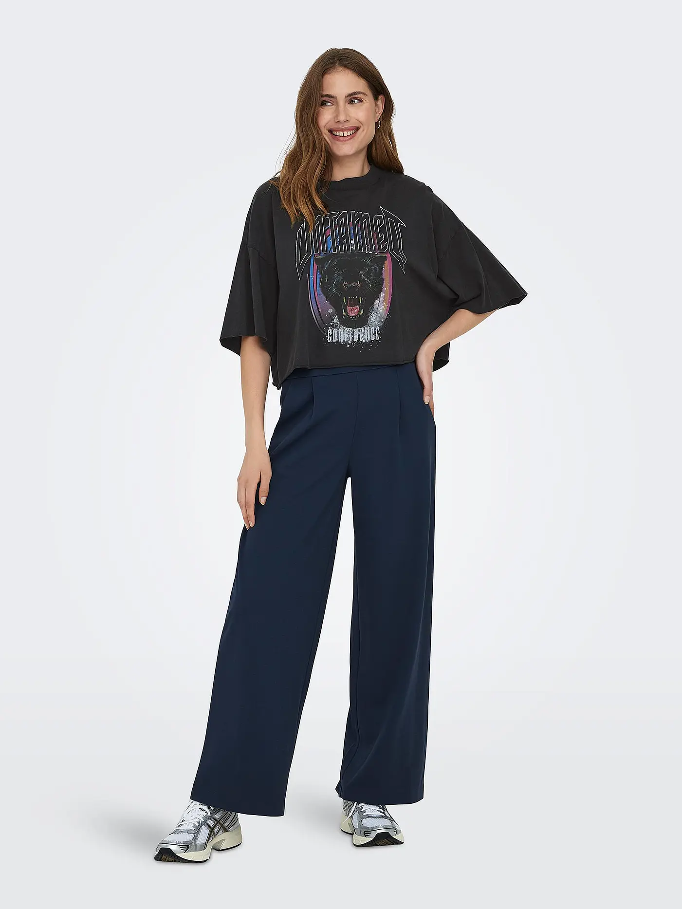 ONLY | T-Shirt ONLLUCY | schwarz